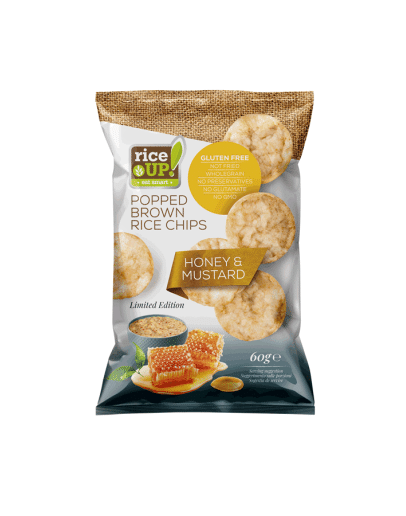 RICE UP RICE CHIPS HONEY & MUSTARD (60GMS)
