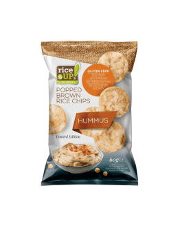 RICE UP RICE CHIPS HUMMOUS (60GMS)