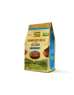 RICE UP RICE ROLLS MILK CHOCOLATE (50GMS)