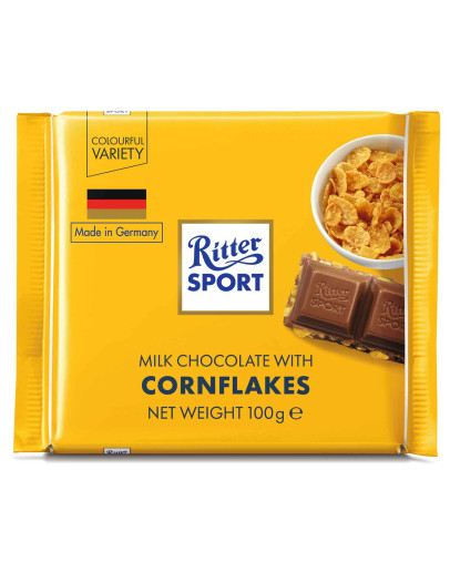 RITTER SPORT CORN CRISP CHOCOLATE (100GMS)