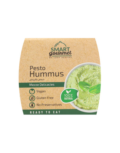 SMART GOURMET HUMMUS PESTO CONTAINER (225GMS)