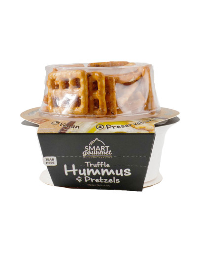 SMART GOURMET TRUFFLE HUMMUS AND PRETZELS (140GMS)