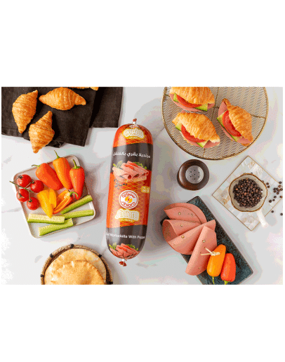 SINIORA BEEF MORTADELLA-PEPPER (1KG)