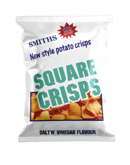 SMITHS SQ. CRSIPS SALT & VINEGAR BAGS (25X20GMS)