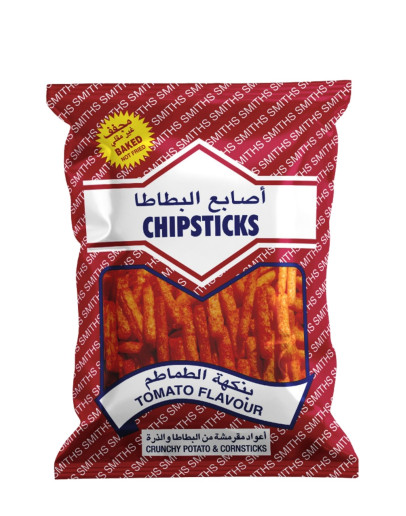 SMITHS CHIPSTICKS TOMATO BAGS (25X25GMS)