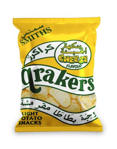 SMITHS QRAKERS CHEESE BAGS (25X20GMS)