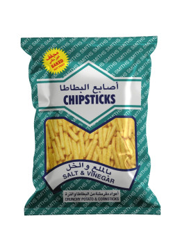 SMITHS CHIPSTICKS SALT & VIN. BAGS (25X25GMS)