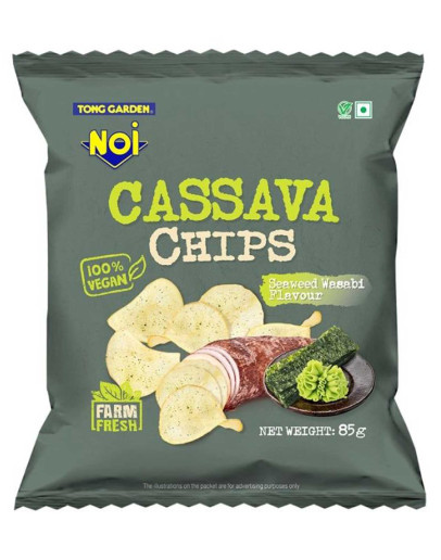 TONG GARDEN NOI CASSAVA SEAWEED WASABI (85GMS)