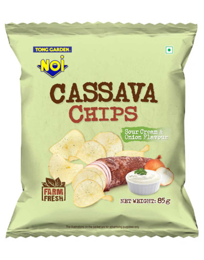 TONG GARDEN NOI CASSAVA SOUR CREAM & ONION (85GMS)