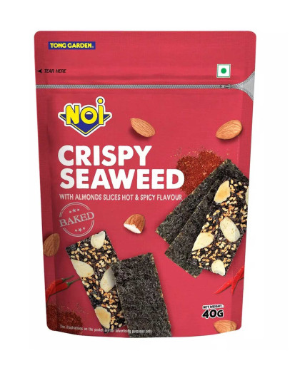 TONG GARDEN NOI SEAWEED ALMOND SPICY (40GMS)