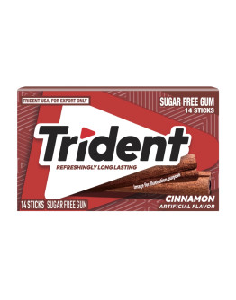 TRIDENT CINNAMON GUM 14P (26.6GMS)