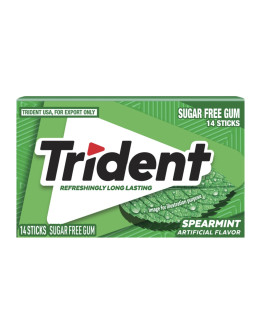 TRIDENT SPEARMINT 14P (26.6GMS)