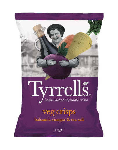 TYRRELLS BALSAMIC VINEGAR & SALT (125GMS)