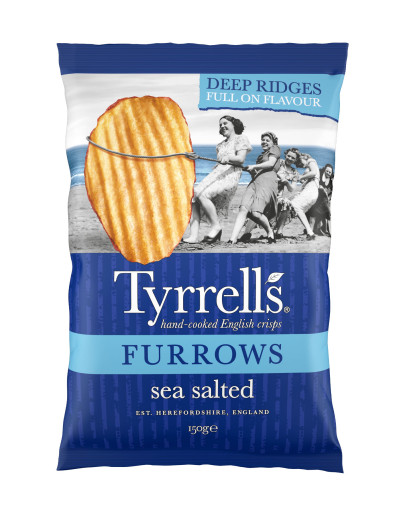 TYRRELLS FURROWS SEA SALT (150GMS)
