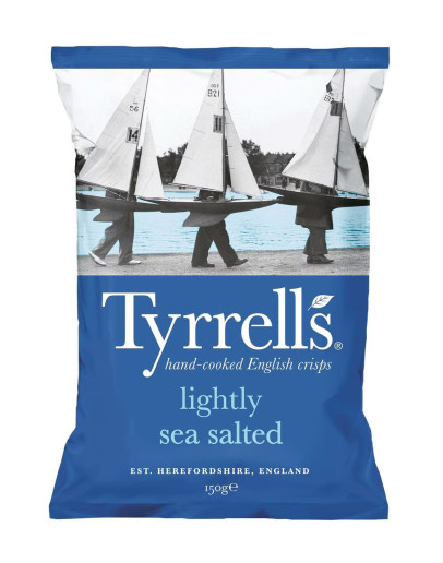 TYRRELLS LIGHT SEA SALT (150GMS)