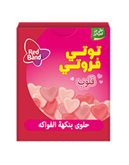 THE JELLY BEAN FACTORY RB TUTTI FRUTTI HEARTS (18GMS)