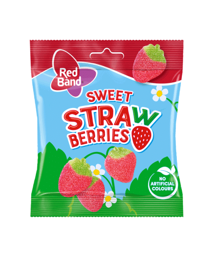 THE JELLY BEAN FACTORY RB SWEET STRAWBERRIES (100GMS) 