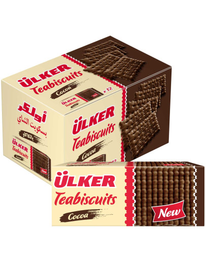 ULKER CACAO TEA BISCUITS (12X70GMS)