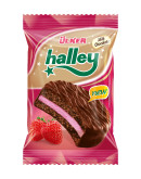 ULKER HALLEY STRAWBERRY CHOCO PIE BOX (20X26GMS)
