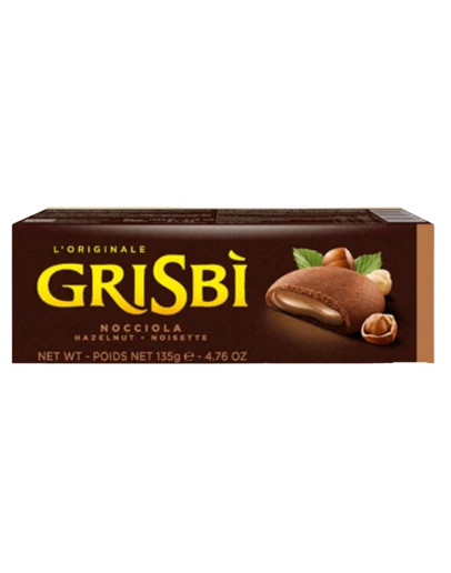 VICENZI GRISBI HAZELNUT CREAM FILLED COOKIES (135GMS)
