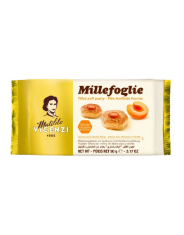 VICENZI APRICOT & VANILLA PUFF PASTRY BITES (90GMS)