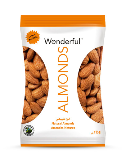 WONDERFUL ALMOND LESS SALTED (115GMS)