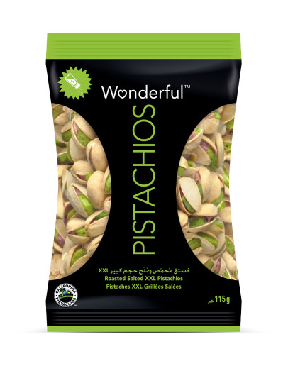 WONDERFUL PISTACHIOS ROASTED SALTED (115GMS)