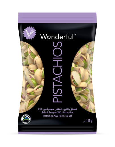 WONDERFUL PISTACHIOS SALT & PEPPER (115GMS)