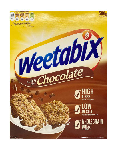 WEETABIX  CHOCOLATE  (500GMS)