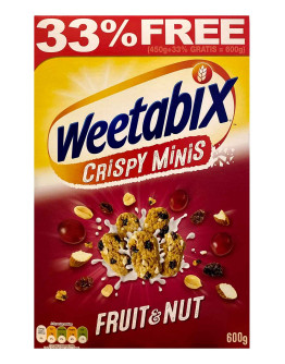 WEETABIX  MINIS FRUIT & NUT  (450GMS)
