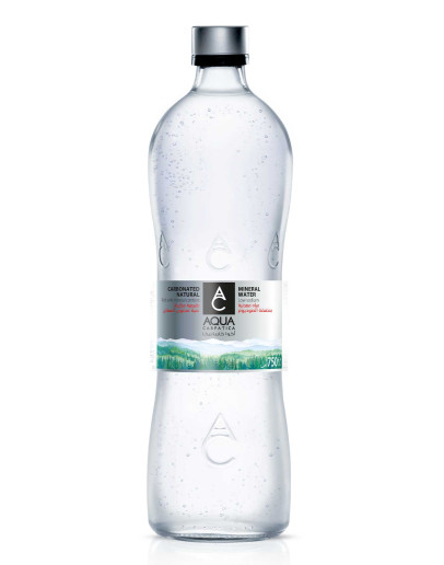 AQUA  SPARKLING WATER GLASS  (750ML)
